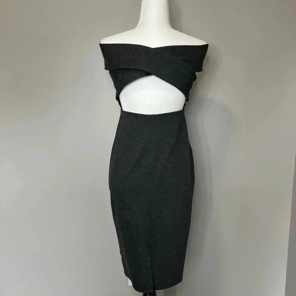 Talula Varndell Off the Shoulder Grey Dress - Picture 10 of 14